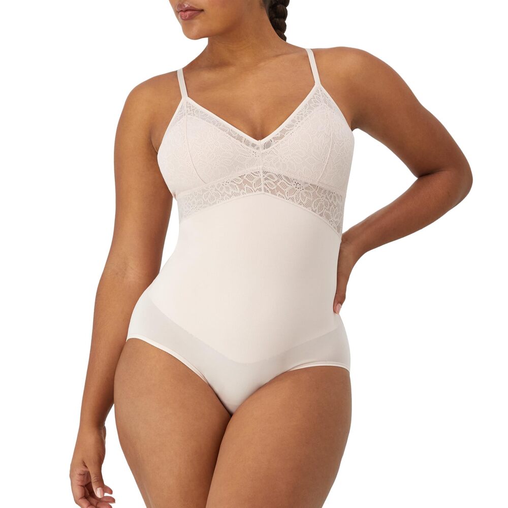 NWT Maidenform Womens Tame Your Tummy Bodyshaper Without Underwiring Pink S
